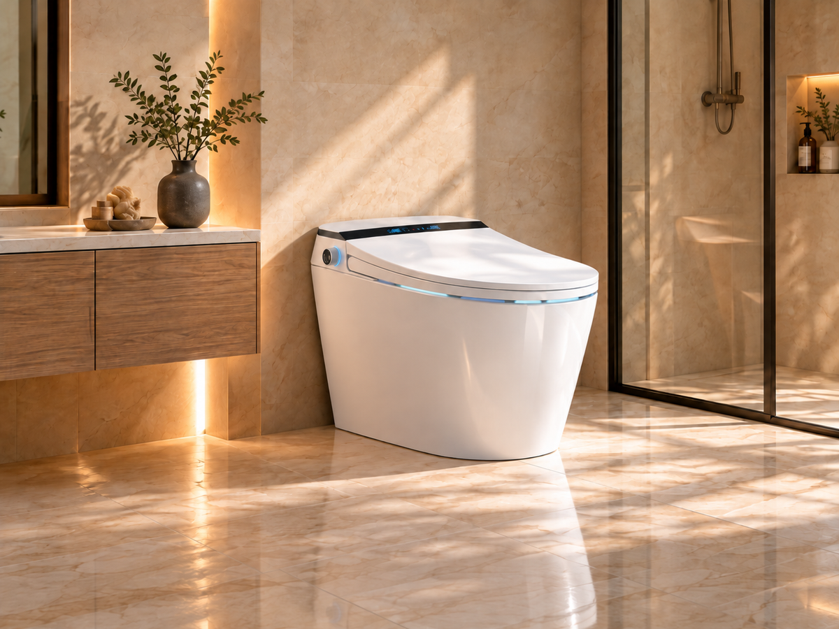 Simple bathroom basin before the fixture update