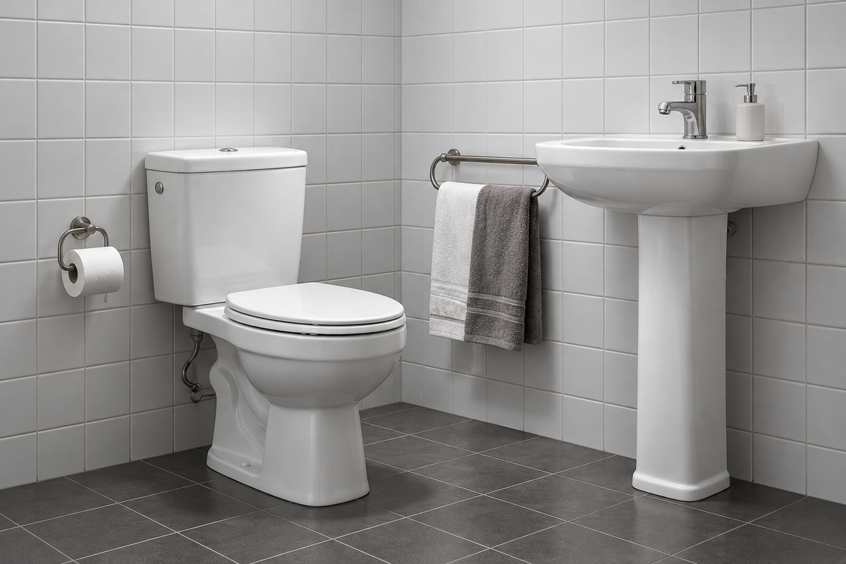 Bathroom basin with Moershu Faucet 2711